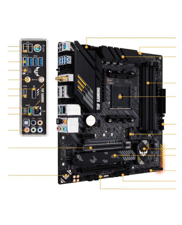 ASUS TUF GAMING B550M-PLUS WIFI II - Image 2