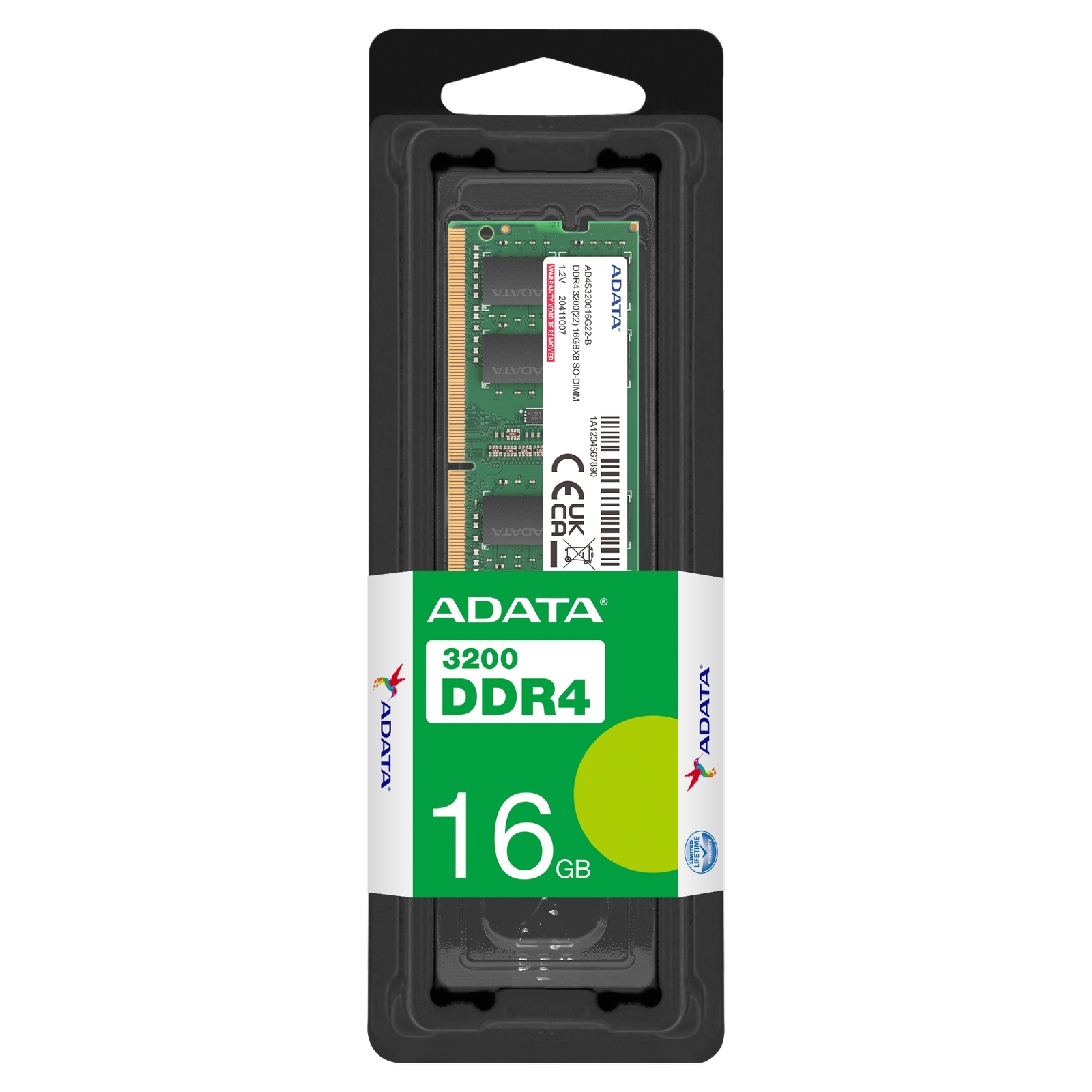 MEMORIA ADATA DDR4 3200MHZ 16GB