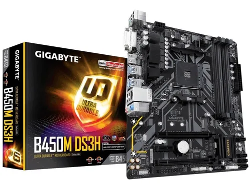 BOARD GIGABYTE B450M DS3H (AM4 DDR4)