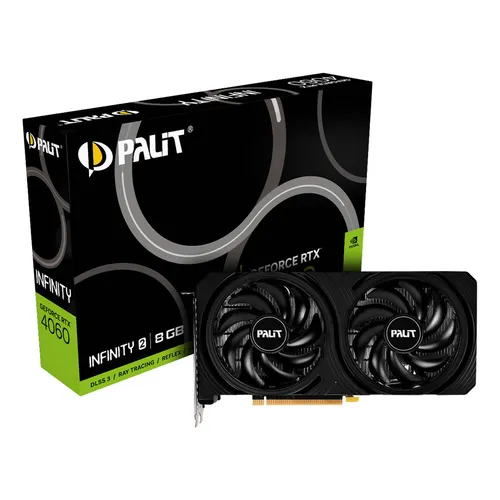TARJETA PALIT GEFORCE RTX 4060 INFINITY 8GB