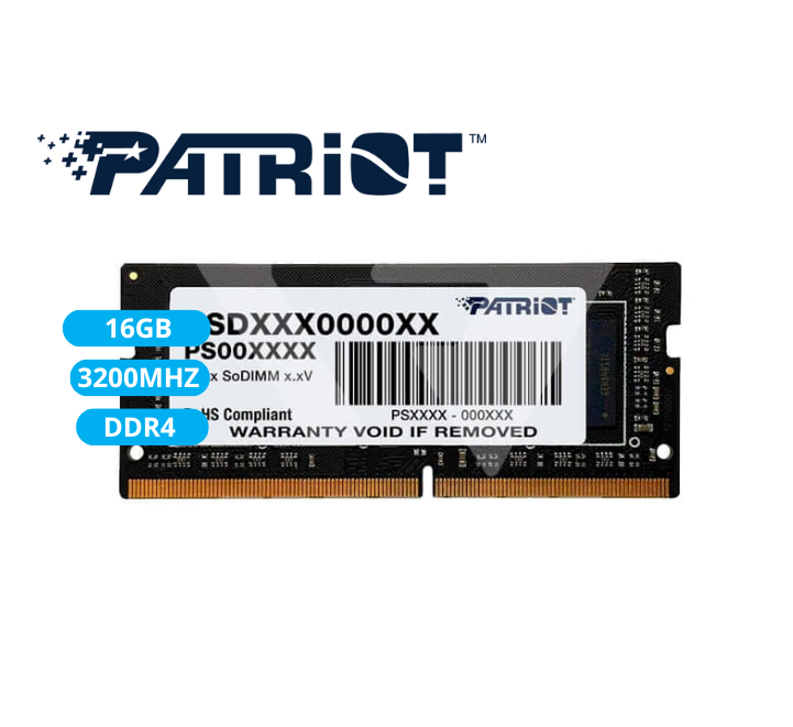 MEMORIA PATRIOT DDR4 3200MHZ SODIMM 16GB