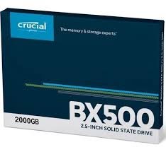 DISCO SSD CRUCIAL BX500 2000 GB SATA 2.5"