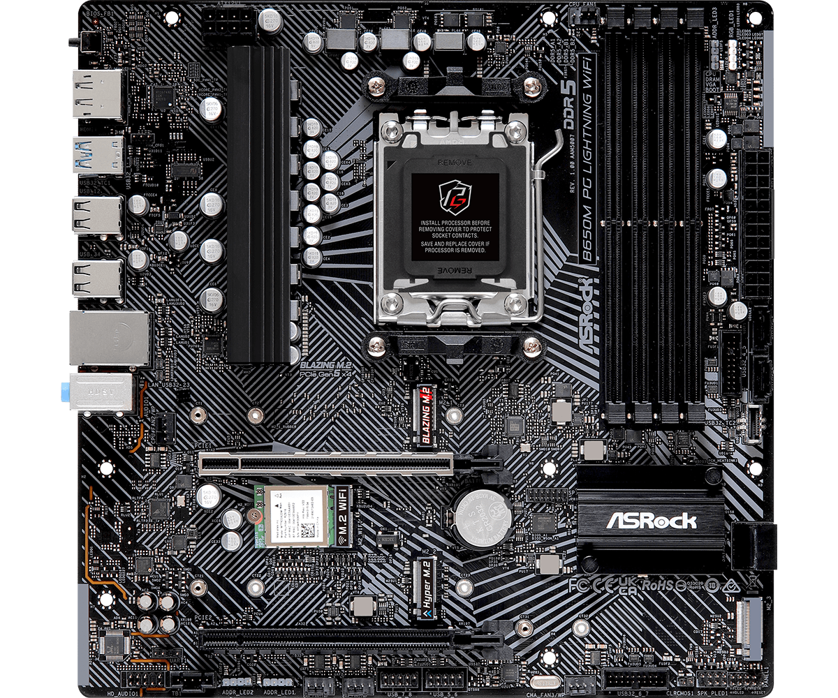 Board Asrock B650m Pg Lightning Wifi - Image 2