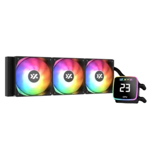 REFRIFGERACION LIQUIDA XYZ A-RGB LIGHT AQUAPULSE 360 PANTALLA