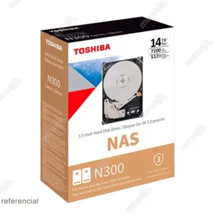 DISCO PARA PC INTERNO SATA NAS 14TB TOSHIBA 7200RPM 512MB CACHE