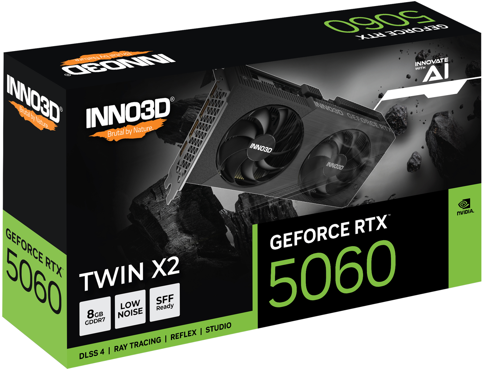 TARJETA DE VIDEO INNO3D GEFORCE RTX 5060 8GB TWIN X2 - Image 2