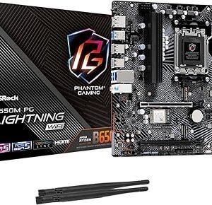 BOARD ASROCK AMD B650M PG Lightning Wifi AM5 Micro ATX DDR5