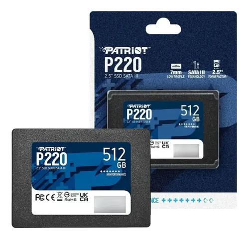 DISCO SSD SATA P220 DE 512GB PATRIOT