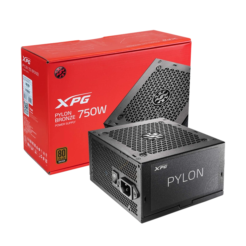FUENTE XPG PYLON 750W 80 PLUS BRONCE
