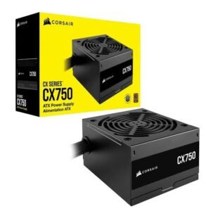 FUENTE CORSAIR 750W CX80 PLUS BRONCE NO MODULAR