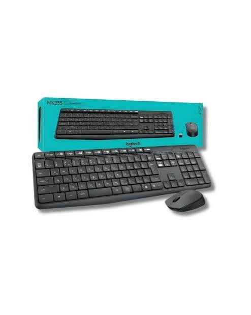 COMBO LOGITECH MK235 INALAMBRICO ERGONOMICO TECLADO Y MOUSE
