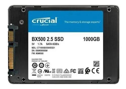 DISCO SSD SATA 1TB CRUCIAL BX500 - Image 3