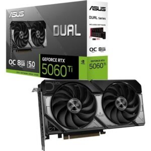 TARJETA DE VIDEO ASUS RTX 5060TI 8GB DUAL / 3M