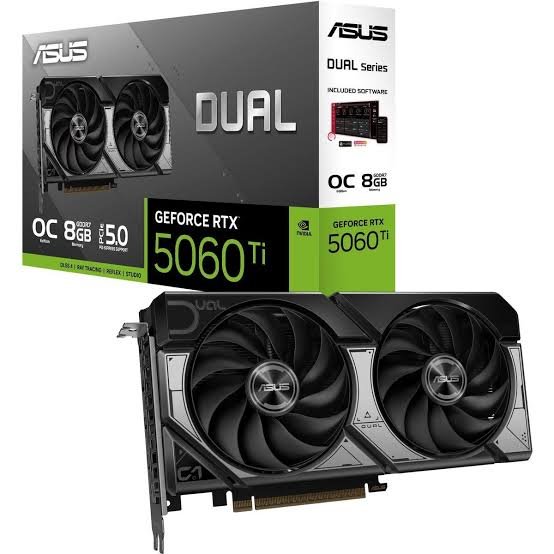 TARJETA DE VIDEO ASUS RTX 5060TI 8GB DUAL / 3M