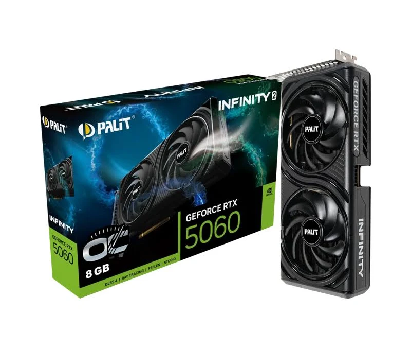 TARJETA DE VIDEO PALIT DUAL OC RTX 5060 8GB