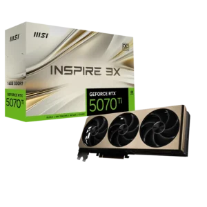 TARJETA DE VIDEO MSI RTX 5070 TI INSPIRE TRIFAN 16GB DDR7X